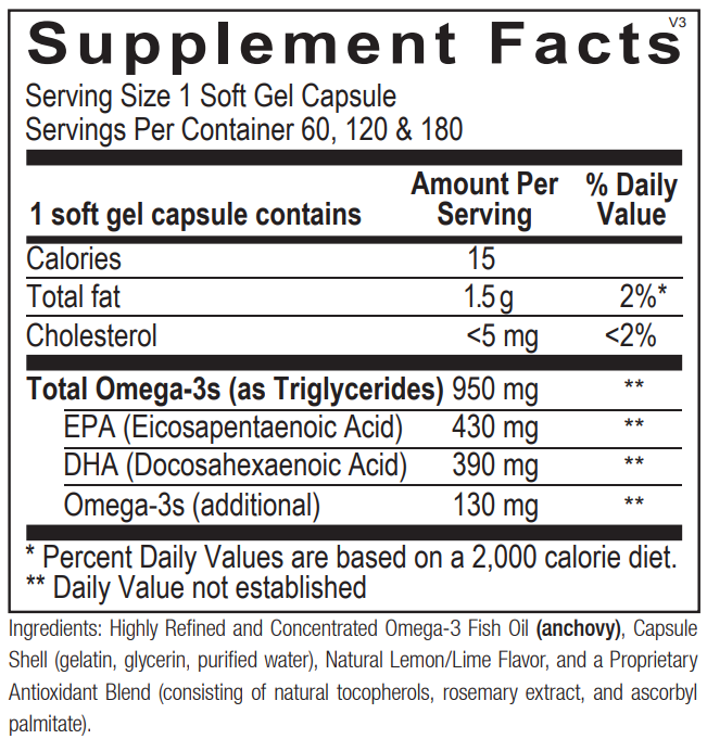 Orthomega 820 Capsules